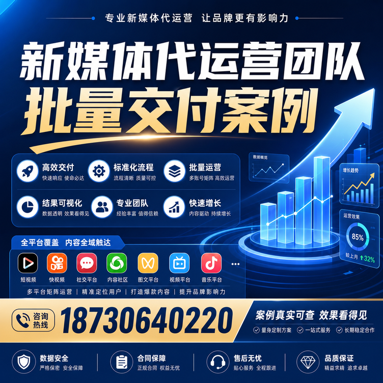 延安代运营公司多客户账号批量高效交付案例